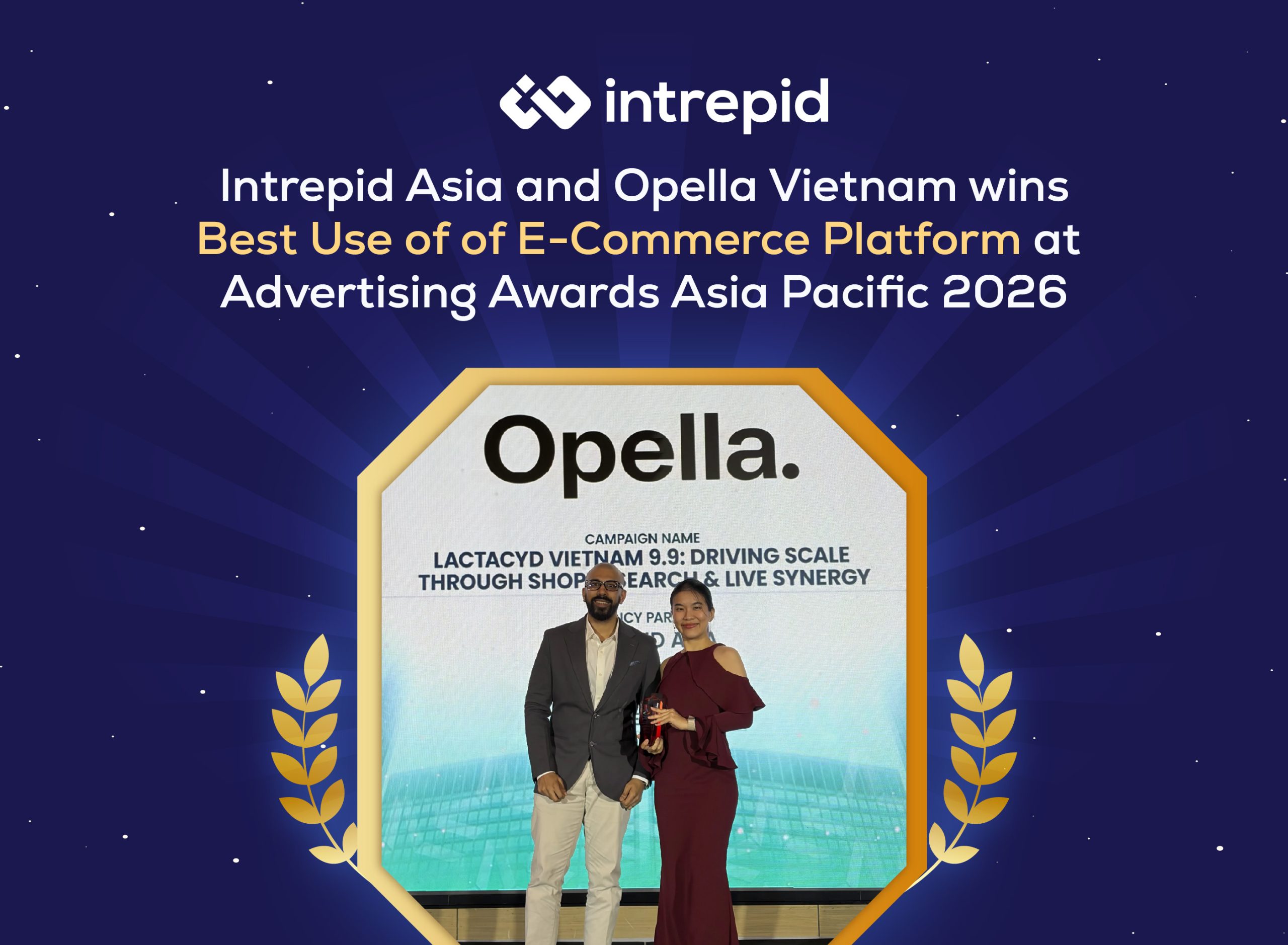 Intrepid Wins Best Use of E-Commerce Platform with Opella Vietnam at Advertising Awards Asia Pacific 2026